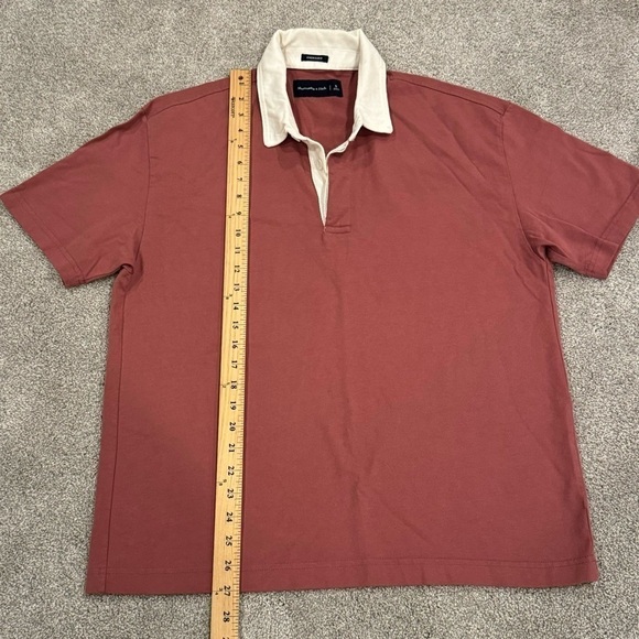 Abercrombie & Fitch Red and Cream Shirts - Picture 5 of 6